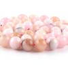 Gfsdjalkj Pink Opal Stone Natural Stone Round Beads Spacer Loose Beads for Jewelry Making 6mm8mm10mm DIY Bracelet Jewellery 15" 39cm Handmade Crafts (Item Diameter : 8mmAbout46pcs) view 1