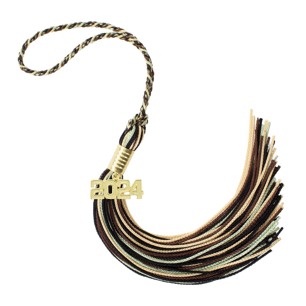 Tassel Depot 2024 Camouflage Graduation Tassel - Every School Color Available - Made in USA