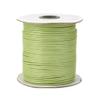 Cheriswelry 174 Yards/Roll 1.5mm Yellow Green Waxed Cord Korean Polyester Jewelry Beading Threads String Round Knotting Braiding Cord with Spool for DIY Bracelet Necklace Jewelry Making view 1