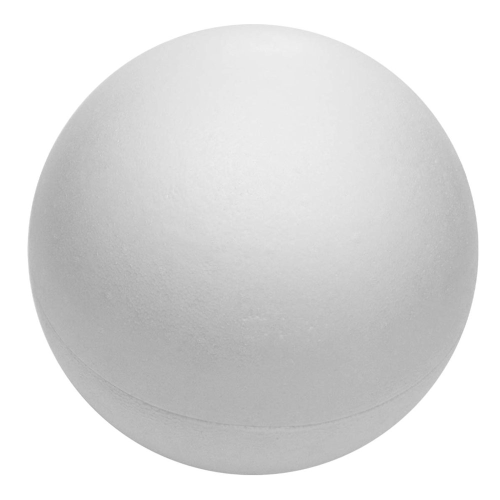 White Foam Balls Nativity Craft Paper Paste Hollow Balls Round Craft for DIY Wedding Decoration Party Festivals Foam Supplies Nativity Paper Paste