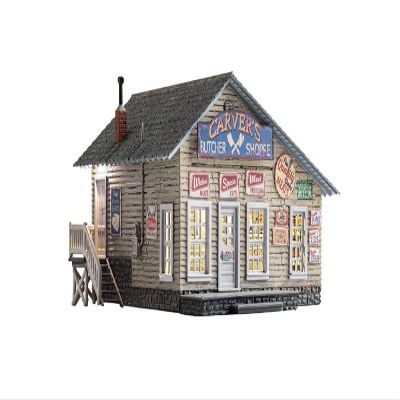 Woodland Scenics Built & Ready Carver's Butcher Shoppe, N Scale