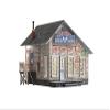 Woodland Scenics Built & Ready Carver's Butcher Shoppe, N Scale view 1