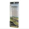 Woodland Scenics US2280 O Wired Poles Single Crossbar view 1