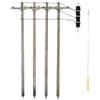 Woodland Scenics US2265 HO Wired Poles Single Crossbar view 1