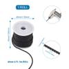 16.4 Feet 304 Stainless Steel Venetian Chains Black Unwelded Metal Square Rolo Link Round Box Chain 2.5x1.2mm with Spool for Women Men Gifts Jewelry Making Findings Supplies view 2