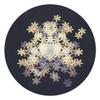 Queenbox 7mm 1080Pcs Sparkle Christmas Snowflake Confetti, Mini DIY Art Craft Twinkle Glitter Sequin for Xmas Party Balloons Wedding Festival Decor, Glitter Transparent view 1