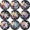 Queenbox 7mm 1080Pcs Sparkle Christmas Snowflake Confetti, Mini DIY Art Craft Twinkle Glitter Sequin for Xmas Party Balloons Wedding Festival Decor, Glitter Transparent view 2