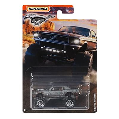 DieCast Matchbox '68 Ford Mustang, Mustang Series 3/12 (Silver)