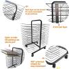 Art Drying Rack, Art Drying Rack for Art Metal Wire Work Display Rack, Art Carts with Wheels for Classroom Art Studios and Home Use. Drying & Print Racks (26 Floors) view 3