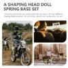 Healifty 10Pcs DIY Doll Spring Bases 0.90X0.78 Inch Dashboard Toy Bases for Car Decoration Shaking Doll Accessories for Crafts and Making view 2
