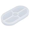 Dish Resin Mold, Trinket Dish Mould Oval Silicone Coaster Mold Silicone Tray Mould Jewellery Trinket Tray Holder Making Molds view 1