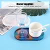 Dish Resin Mold, Trinket Dish Mould Oval Silicone Coaster Mold Silicone Tray Mould Jewellery Trinket Tray Holder Making Molds view 2