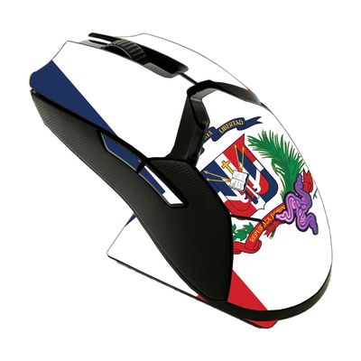 MightySkins Skin Compatible with Razer Viper Ultimate - Dominican Flag | Protective, Durable, and Unique Vinyl Decal wrap Cover | Easy to Apply, Remove, and Change Styles | Made in The USA