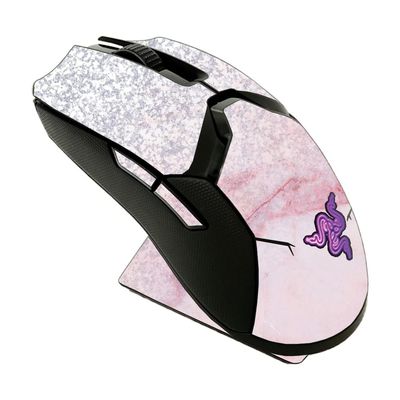 MightySkins Skin Compatible with Razer Viper Ultimate - Girly Marble Dazzle | Protective, Durable, and Unique Vinyl Decal wrap Cover | Easy to Apply and Change Styles | Made in The USA
