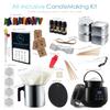 Hearth & Harbor Organic Soy Candle Making Kit for Adults, DIY Crafts, Complete Candle Making Supplies Include Natural Soy Wax, Tins, Electric Pot, Scents, Wicks & More Gift Idea, Home Decor 2 Lbs view 2