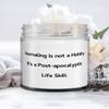 Unique Idea Journaling Gifts, Journaling is not a Hobby. It's a Post-apocalyptic Life Skill, Epic Holiday Candle From Men Women view 1