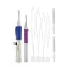 Acxico 9Pcs/Set Embroidery Punch Needle Kit with Case, Magic Embroidery Pen Set for DIY Sewing Craft Kit view 1