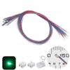ZZHOB 25PCS Pre-Wired 0805 SMD LEDs(Light Mode: Continuous Green Light) Micro LED Light Emitting Diode with Assembly Accessories (Green, 25pcs) view 1