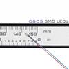 ZZHOB 25PCS Pre-Wired 0805 SMD LEDs(Light Mode: Continuous Green Light) Micro LED Light Emitting Diode with Assembly Accessories (Green, 25pcs) view 2