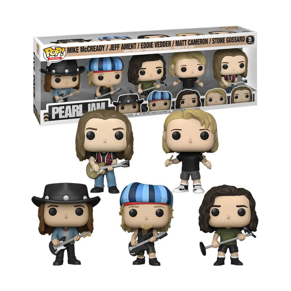 Funko Pearl Jam POP Rocks Vinyl Figure 5-Pack