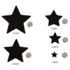 Playfully Ever After 4 Inch 15pc Stiff Felt Stars (Neon Green) view 3