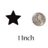 Playfully Ever After 1 Inch 140pc Felt Stars (Militia Blue) view 2
