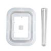 Spencer Resin Molds Silicone for Vase Mold Epoxy Plant Propagation Station Casting with Test Tube Hydroponic Plants Flowers Office Home Decoration (Rectangular) view 1
