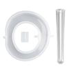 Spencer Resin Molds Silicone for Vase Silicone Mold Epoxy Resin Mold for Plant Propagation Station Vase Resin Casting Mold with Test Tube for Hydroponic Plants Flowers Office Home Decoration (Oval) view 1