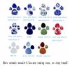 1 Pound Blue and White Porcelain Mosaic Tiles Oval Mixed Size Mosaic Ceramic Pieces for Mosaic Craft Stool Flowerpot Handmade Home Decoration view 2