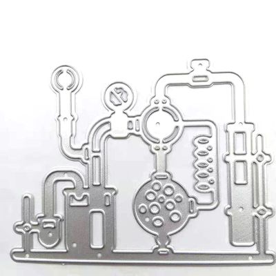 Chemistry Experiment Equipment Set Metal Die Cuts, Cutting Dies for Card Making Clearance, Embossing Dies for Scrapbooking, DIY Album Paper Cards Decoration