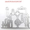 Chemistry Experiment Equipment Set Metal Die Cuts, Cutting Dies for Card Making Clearance, Embossing Dies for Scrapbooking, DIY Album Paper Cards Decoration view 2