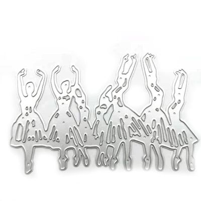 Dancing Girls Metal Die Cuts, Cutting Dies for Card Making Clearance, Embossing Dies for Scrapbooking, DIY Album Paper Cards Decoration