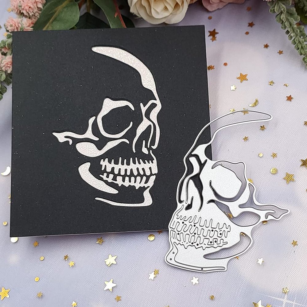 Halloween Skeleton Metal Die Cuts, Cutting Dies for Card Making Clearance, Embossing Dies for Scrapbooking, DIY Album Paper Cards Decoration