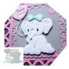 Cute Elephant Metal Die Cuts, Cutting Dies for Card Making Clearance, Embossing Dies for Scrapbooking, DIY Album Paper Cards Decoration view 1