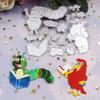 Caterpillar Parrot Metal Die Cuts, Cutting Dies for Card Making Clearance, Embossing Dies for Scrapbooking, DIY Album Paper Cards Decoration view 1