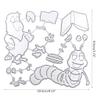 Caterpillar Parrot Metal Die Cuts, Cutting Dies for Card Making Clearance, Embossing Dies for Scrapbooking, DIY Album Paper Cards Decoration view 2