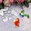 Caterpillar Parrot Metal Die Cuts, Cutting Dies for Card Making Clearance, Embossing Dies for Scrapbooking, DIY Album Paper Cards Decoration view 3