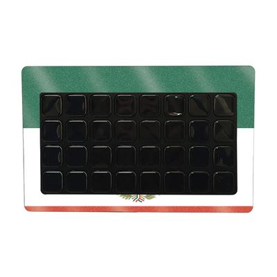 MightySkins Glossy Glitter Skin Compatible with Elgato Stream Deck XL - Mexican Flag | Protective, Durable High-Gloss Glitter Finish | Easy to Apply and Change Styles | Made in The USA
