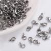 120PCS 9MM Lobster Clasps 304 Stainless Steel Lobster Claw Clasps Bulk for Jewelry Making DIY Necklace Bracelet view 3