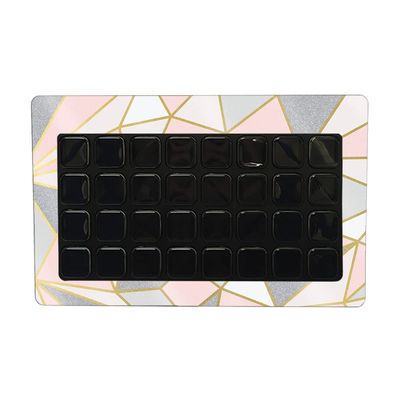 MightySkins Glossy Glitter Skin Compatible with Elgato Stream Deck XL - Rose Gold Polygon | Protective, Durable High-Gloss Glitter Finish | Easy to Apply and Change Styles | Made in The USA