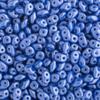 100 Grams Czech Superduo 2-Hole 2.5x5mm Pastel Light Blue for Jewelry Making and DIY Crafts view 1