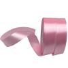 Chenkou Craft Solid Satin Ribbon Ribbons 50 Yards (2 Rolls) Summer Pink Craft Bow Party Decoration Packing Ribbons (Pink, 1"(25mm)) view 1