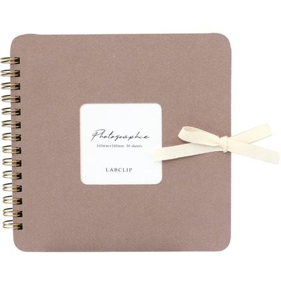 (LABCLIP) Lab Clip Scrapbooking Square Cocoa SCSQ02-CO