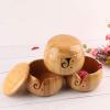 BFYDOAA Wooden Yarn Bowl Large,Yarn Storage Wooden Yarn Bowl Holder Rosewood,Knitting Wool Storage Basket Round with Holes Handmade Craft Crochet Kit Organizer view 4