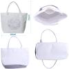 Embroidery Kit Canvas Tote Bag with Patterns for Beginners, Personalized Canvas Bag Kits, Bamboo Embroidery Hoop, English Instruction for DIY Crafts with Tools view 4