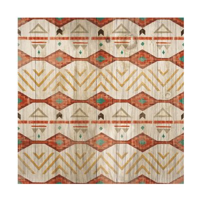Trademark Fine Art 'Natural History Lodge Southwest Pattern VII' Canvas Art by Wild Apple Portfolio