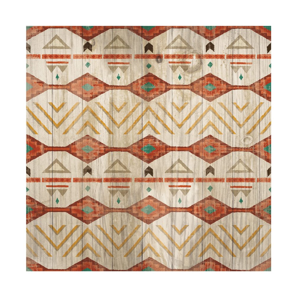 Trademark Fine Art 'Natural History Lodge Southwest Pattern VII' Canvas Art by Wild Apple Portfolio