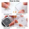 GLOBLELAND Happy Hippo Silicone Clear Stamps Transparent Stamps for People Birthday Valentine's Day Cards Making DIY Scrapbooking Photo Album Decoration Paper Craft view 3
