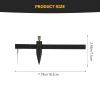 EXCEART Pottery Calipers and Compass Cutter Tool for Clay Crafting Ceramic Circle Cutter for Precise Pottery Measurements and Round Cuts 7.2 Inch Clay Tool view 4