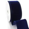 2.5" Wired Suede Velvet Ribbon Soft Velvet Fabric with Wired Edges for Bows, Holiday Wreaths, Gift Wrapping, Floral Arrangements and DIY Craft Projects (Yellow Gold, 25 yds) view 4